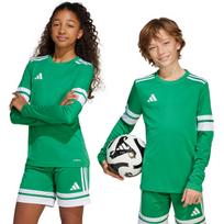 Marškinėliai vaikams adidas Squadra 25 ilga rankovė žalia JN7491
