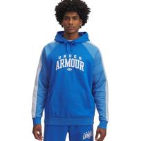 Megztiniai vyriški Under Armour Rival Fleece Colorblock Hoodie mėlynas 6003958 402