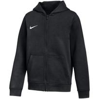 Nike Park 26 flisinis džemperis vaikams su gobtuvu ir užtrauktuku per visą ilgį, juodas IB1232 010