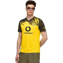 Vyriški marškinėliai Puma BVB namų marškinėlių replika Faster geltoni 780088 01