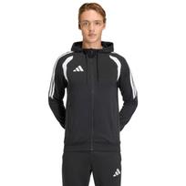 Vyriškas džemperis adidas Tiro 26 League su gobtuvu, pilnai užsegamas užtrauktuku, juodas KF3321