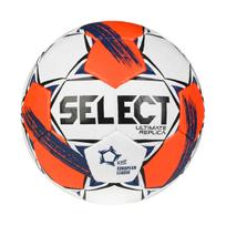 Rankinio kamuolys Select Ultimate Europos lygos replika 0 v25 EHF baltai-oranžinis 13521