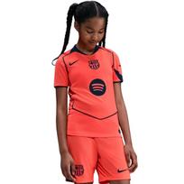Vaikiški marškinėliai Nike FC Barcelona Stadium 2025/26 oranžiniai HM4122 855
