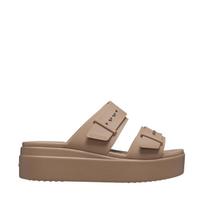 Moteriškos šlepetės Crocs Brooklyn Low smėlio spalvos 207431 2Q9
