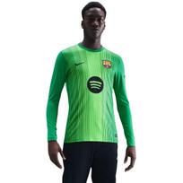 Vyriški Nike FC Barcelona 2025/26 Stadiono vartininko marškinėliai, žali HQ0477 311