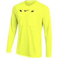 Nike Dri-FIT Referee III vyriški marškinėliai ilgomis rankovėmis, geltoni