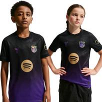 Marškinėliai vaikams Nike FC Barcelona išvykos 2026/27 violetiniai-juodi II1674 505