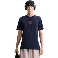 Vyriški marškinėliai Nike FC Barcelona tamsiai mėlyni IQ5030 498