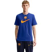 Vyriški marškinėliai Nike FC Barcelona Swoosh mėlyni IQ5042 455