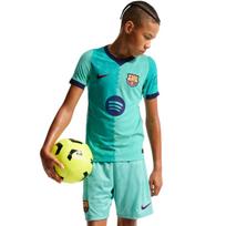 Vaikiški marškinėliai Nike FC Barcelona Rungtynių 2026/27 žali II6648 301