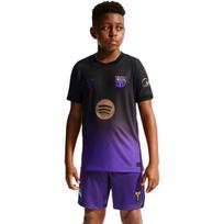 Vaikiški marškinėliai Nike FC Barcelona 2026/27 išvykos juodai-violetiniai II1852 505
