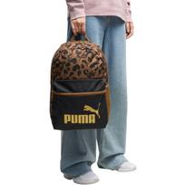 Kuprinė Puma Phase AOP ruda-juoda / leopardas