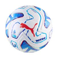 Futbolo kamuolys Puma Stellar Nitro Ultimate Serie A baltai mėlynas 85081 01