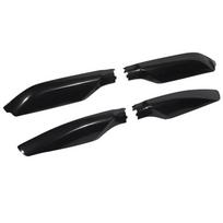 4x Automobilio Juodas Stogo Bagažinės Skersinio Galinis Dangtelis Toyota Prado 2010-2018 63492-60110 black