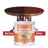 Furniture Peelable Paint Nano Tear Off Protection Film Adhesive Crystal Film Waterproof High Temperature for Dining black