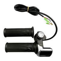 Electric Throttle Handle - Scooter Twist Grip, Motorcycle Speed Control | ABS Rubber Metal See description black