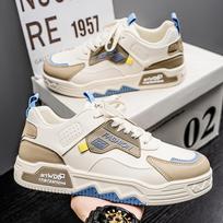 Summer 22 new breathable sub platform sports shoes casual board shoes trendy shoes 44 gray