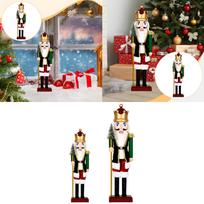 Christmas Nutcracker Decor, with Light Music Collectible, Ornament, Nutcracker Figures, Christmas Decor for Living Room, Home 58cmx16cmx13cm