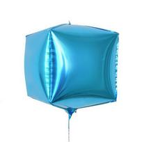 24  4D Square Aluminum Foil Balloon for Birthday, Party, or Wedding Décor blue