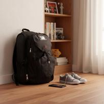Pačiūžų Kuprinė Didelės Talpos Inline Dvigubos Petnešos Lauko Veiklai, Kelionėms Black L black