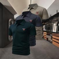 Men's 3pack Polo Set-Short-Sleeve Golf Casual Style—Essential for the Workplace, Sports, and Everyday Wear XXL pilka/balta