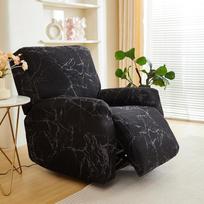 La-Z-Boy atlošiamo fotelio sofos užvalkalas, Elastingas tempimo neslystantis užvalkalas, Apsaugantis nuo dulkių plaunamas baldų apsaugas 4-pcs set(1-seater)