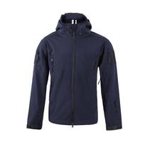 TAD Hooded Softshell Jacket for Hunting & Fishing Small tamsiai mėlyna spalva