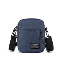 Men's Small Crossbody Bag Sling Chest Bag Casual Shoulder Bag for Outdoor (Gray,Black) mėlyna