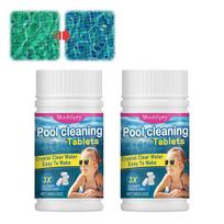 Swimming Pool Cleaning Tablets Pool Clear Water Clarifier Tablets Algae Control Stain Removal Cleaner Pool Winterizing Cleaner