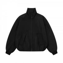 2026 Retro Stand Collar Pilot Jacket Unisex Oversized Short Bomber Coat Zipper Front Casual Outerwear XL