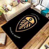 Leeds United Carpet Rug for Living Room Bedroom Home Sofa Decoration,Kids play Non-slip Floor Mat 40x60cm( 15x23in ) beige