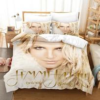 Britney Spears patalynės komplektas, dvigulė, karalienės dydžio, dainininkės antklodės užvalkalas, pagalvės užvalkalas, vaikams, suaugusiems, madingas tekstilė, prabangi gimtadienio dovana 155x200cm