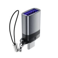 USB-A į USB-C adapteris Acefast J7, pilkas