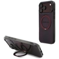 Mercedes AMG dėklas iPhone 18 Pro Max / 17 Pro Max su MagSafe žiedu ir stovu, bordo