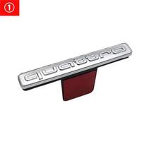 1PC ABS Car Front Grille Sticker Emblem Badge  For Audi Quattro A8 Q3 Q4 Q5 A1 A3 A5 A6 A7 Q6 Q7 S3 S5 S7 A4L  Auto Accessories