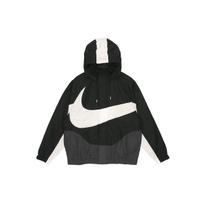 Nike Sportswear Swoosh Hooded Woven Large Logo Jacket Black (Unisex) Jackets DD5968 010 M black