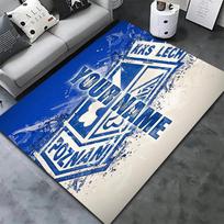 Lech Poznan Crest Custom Name Carpet Rug For Living Room Bedroom Home Sofa Decoration Kids Play Nonslip Floor Mat 70x100cm( 27x39in )