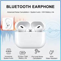 1:1 Air Pro 3 Wireless Earbuds With Pro Level Noise Cancellation And Spatial Audio 30 Hours Playtime Waterproof For Sports balta