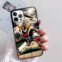 UFO Robot Goldorak Phone Case for iPhone 11 12 13 14 Pro Max mini XR XS SE 2020 6 7 8 Plus Samsung S21 S22 Coque Fundas iPhone X or XS gray