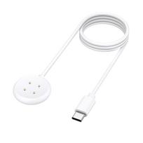 Magnetinis įkrovimo kabelis išmaniesiems laikrodžiams Google Pixel Watch 2 1M USB Type C įkroviklio laidas adapteris dokas Google Pixel Watch 2 black