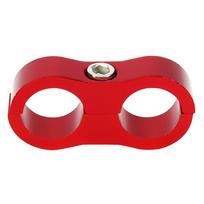 AN10 Oil Fuel Water Hose Tube Separator Divider Auto Accessory (Red) raudona