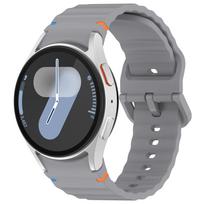 Originalus silikoninis dirželis Samsung Galaxy Watch 7 44mm 40mm FE 6 4 5 pro 45mm Apyrankė Watch 6 Classic 43mm 47mm Sportinis dirželis Galaxy 5 Pro 45mm black