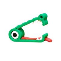 Yousheng 1/2/3/4/5Pcs 3D Printed Crocodile Cable Organizer Reusable Earphone Charging Cable Power Cord Holder Clip Fixator Keeper Wire Management 1pc green