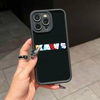 Fashion K-Kaws Phone Case For IPhone 11 12 13 16 15 17 14 Pro Max Soft Funda Silicone Cover iPhone 17 gray