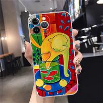Henri Matisse meno tapyba telefono dėklas iPhone 15 14 11 12 13 Mini Pro XS Max dangtelis 6 7 8 Plus X XR SE 2020 Funda korpusas For iPhone 15 plus red