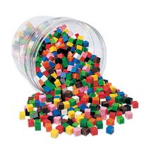 Learning Resources Centimeter Cubes, Set of 1000 (1cm cubes, 1000 pieces) LER 2089