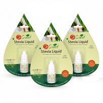 So Sweet Stevia Liquid Sugar Free Natural Zero Calorie Sweetener 300 Drops (Pack of 3) beige