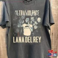 Lana Del Rey Ultraviolence Album Indie Pop Graphic T-Shirt XXXL black