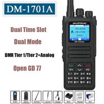 Baofeng DMR DM-1701A Walkie Talkie Open GD77 Installed Dual Mode Analog And Digital Tier 1+2 Dual Time Slot Long Range Ham Radio BRITISH