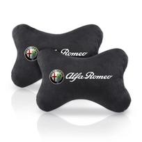 Hub Caps For Alfa Romeo 4C 159 Spider Giulia Giulietta 156 Tonale Mito 147 HDYHD Car Seat Belt Protect Shoulder Pad Cover Headrest Nec